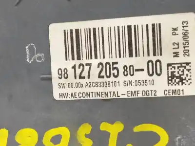 Second-hand car spare part multifunction display for citroen c4 picasso ii 1.6 bluehdi 120 oem iam references 9812720580  