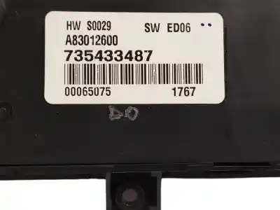 Second-hand car spare part climate control for lancia ypsilon (101) 1.3 jtd 16v oem iam references 735433487  a83012600