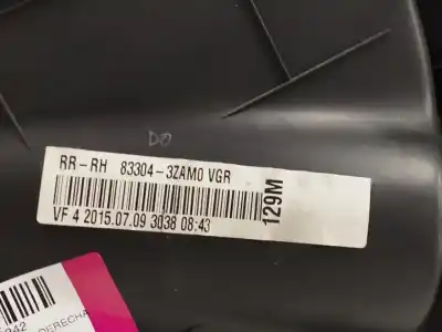 Автозапчастина б/у обликка задніх правіх дверей для hyundai i40 i (vf) 1.7 crdi посилання на oem iam 833043zam0  