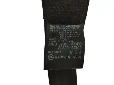 Автозапчастина б/у задній лівий ремін безпеки для hyundai i40 i (vf) 1.7 crdi посилання на oem iam 898103z100  