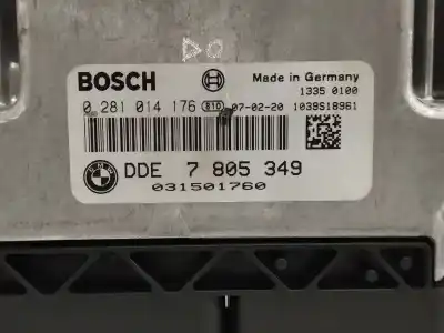 Second-hand car spare part ecu engine control for bmw x3 (e83) 2.0 d oem iam references 7805349  0281014176