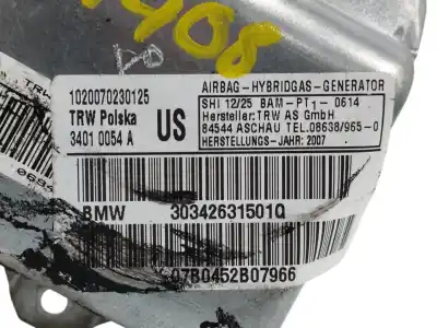 Second-hand car spare part front left side airbag for bmw x3 (e83) 2.0 d oem iam references 30342631501  