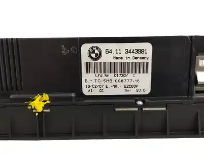 Second-hand car spare part climate control for bmw x3 (e83) 2.0 d oem iam references 64113443981  