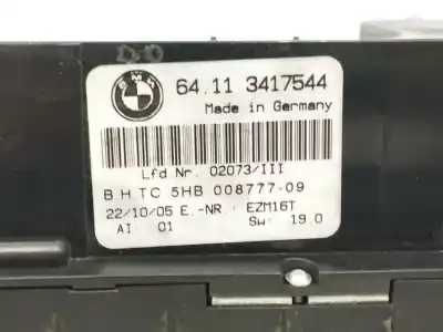 Peça sobressalente para automóvel em segunda mão comando de sofagem (chauffage / ar condicionado) por bmw x3 (e83) 2.0 d referências oem iam 64113417544  