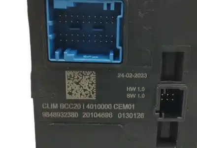 Автозапчастина б/у електронний модуль для citroen c4 iii (ba_, bb_, bc_) 1.2 puretech 130 (bahnsa, bahnsb) посилання на oem iam 9848932380  