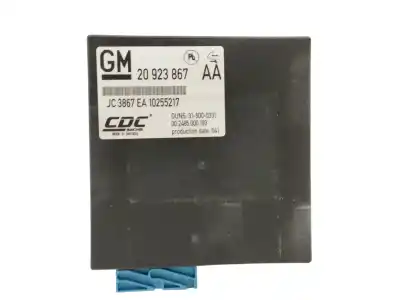 Second-hand car spare part electronic module for opel insignia berlina 2.0 16v cdti oem iam references 20923867