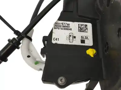 Автозапчастина б/у замок передній праві двері для citroen c4 iii (ba_, bb_, bc_) 1.2 puretech 130 (bahnsa, bahnsb) посилання на oem iam 9832797780  