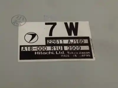 Second-hand car spare part ecu engine control for subaru forester (sg_) 2.0 awd (sg5) oem iam references 22611aj160  a18000r1u