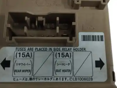 Second-hand car spare part fuse box unit for subaru forester (sg_) 2.0 awd (sg5) oem iam references lb100602b  