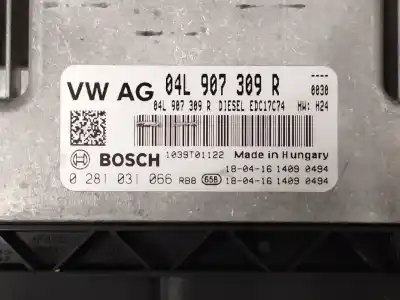 Second-hand car spare part ecu engine control for seat leon st (5f8) 2.0 tdi oem iam references 04l907309r  0281031066