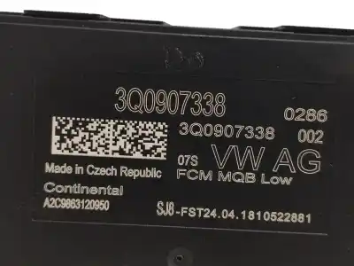 Second-hand car spare part electronic module for seat leon st (5f8) 2.0 tdi oem iam references 3q0907530l  