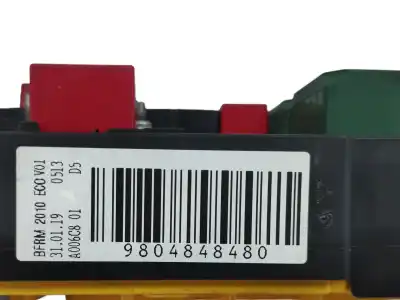 Pezzo di ricambio per auto di seconda mano scatola relè/fusibili per citroen c3 / c3 origin iii (sx) 1.2 vti 82 riferimenti oem iam 9804848480  