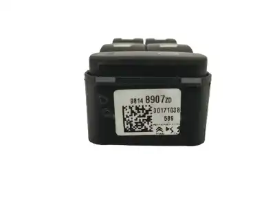 Peça sobressalente para automóvel em segunda mão botão / interruptor elevador vidro dianteiro esquerdo por citroen c3 / c3 origin iii (sx) 1.2 vti 82 referências oem iam 98148907zd  