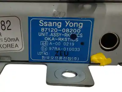 Pezzo di ricambio per auto di seconda mano modulo elettronico per ssangyong rexton 2.9 turbodiesel cat riferimenti oem iam 8712008200  