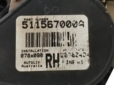 Peça sobressalente para automóvel em segunda mão cinto de segurança dianteiro direito por ssangyong rexton / rexton ii (gab_) 2.9 td referências oem iam 511567000  