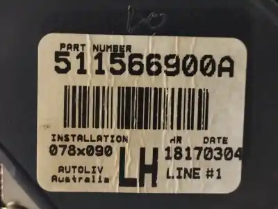 Second-hand car spare part front left seat belt for ssangyong rexton 2.9 turbodiesel cat oem iam references 511566900  