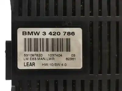 Second-hand car spare part electronic module for bmw x3 (e83) 2.0 d oem iam references 3420786  