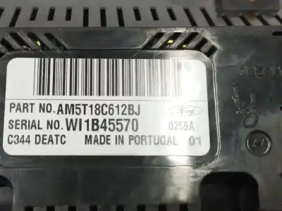 Peça sobressalente para automóvel em segunda mão comando de sofagem (chauffage / ar condicionado) por ford c-max 1.6 16v ti-vct cat referências oem iam am5t18c612bj  