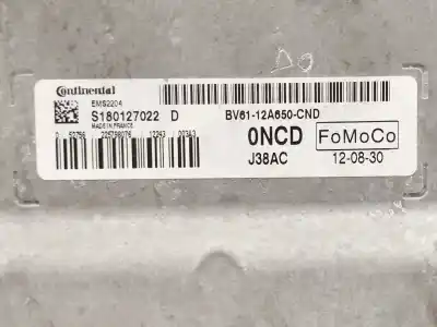 Second-hand car spare part ecu engine control for ford c-max 1.6 16v ti-vct cat oem iam references bv6112a650cnd  s180127022d