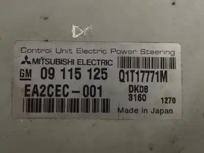 Second-hand car spare part electronic module for opel corsa c 1.2 16v cat (z 12 xe / lw4) oem iam references 09115125  