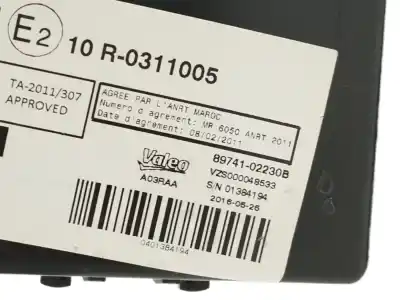 Second-hand car spare part electronic module for toyota auris (_e18_) 1.2 (nre185_) oem iam references 8974102230b  