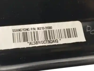 Peça sobressalente para automóvel em segunda mão airbag dianteiro direito por ssangyong actyon 2.0 td cat referências oem iam 8621031000  