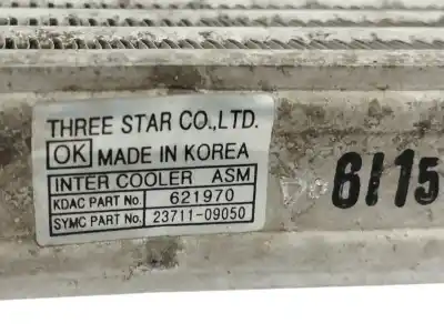Peça sobressalente para automóvel em segunda mão intercooler por ssangyong actyon 2.0 td cat referências oem iam 2371109050  621970