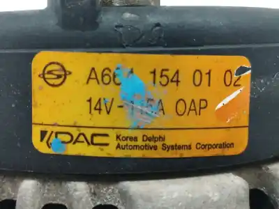 Автозапчастина б/у генератор для ssangyong actyon 2.0 td cat посилання на oem iam a6641540102  115a