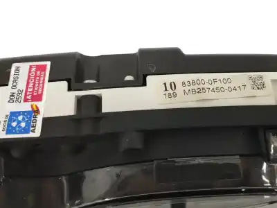 Peça sobressalente para automóvel em segunda mão quadrante por toyota verso 1.6 16v cat referências oem iam 838000f100  mb2574500417