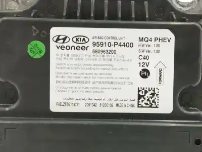 Автозапчастина б/у блок управління подушками безпеки для kia sorento iv (mq4, mq4a) 1.6 t-gdi hybrid awd посилання на oem iam 95910p4400  680963200