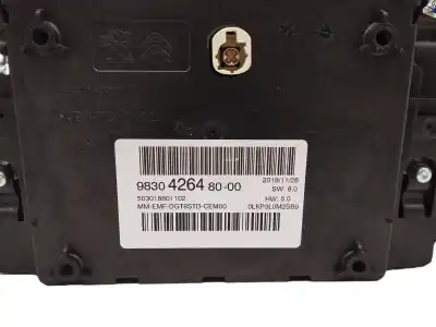 Second-hand car spare part multifunction display for peugeot rifter 1.5 bluehdi 100 oem iam references 9830426480  