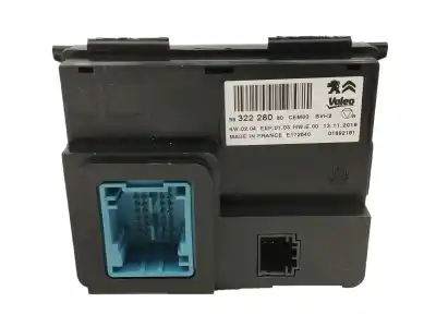 Pezzo di ricambio per auto di seconda mano modulo elettronico per peugeot rifter 1.5 bluehdi 100 riferimenti oem iam 9832228080