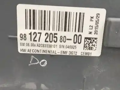 Second-hand car spare part multifunction display for citroen c4 picasso 1.6 blue-hdi fap oem iam references 9812720580  a2c83338101