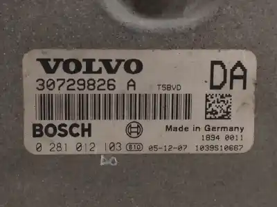 Second-hand car spare part ecu engine control for volvo xc70 2.4 diesel cat oem iam references 30729826  0281012103