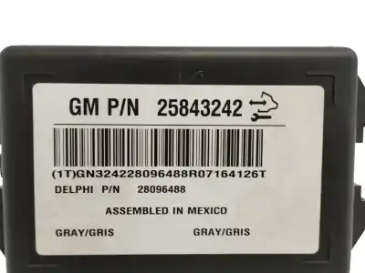 Second-hand car spare part electronic module for chevrolet captiva 2.0 diesel cat oem iam references 25843242  