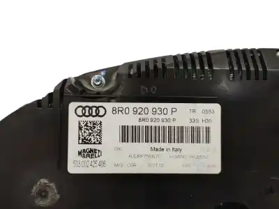 Peça sobressalente para automóvel em segunda mão quadrante por audi q5 (8rb) 2.0 tdi referências oem iam 8r0920930p  