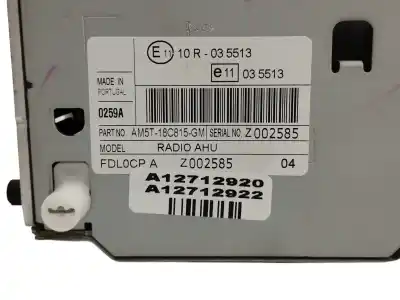 Автозапчастина б/у аудіо система / радіо cd для ford c-max 1.0 ecoboost cat посилання на oem iam am5t18c815gm  