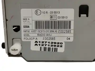 Автозапчасти б/у аудиосистема / радио cd за ford c-max (ceu) 1.0 ecoboost cat ссылки oem iam am5t18c815gm  
