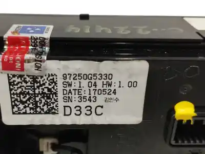 Second-hand car spare part climate control for kia niro drive oem iam references 97250g5330  