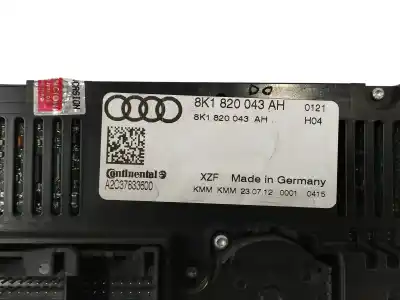 Peça sobressalente para automóvel em segunda mão comando de sofagem (chauffage / ar condicionado) por audi q5 (8rb) 2.0 tdi referências oem iam 8k1820043ah  