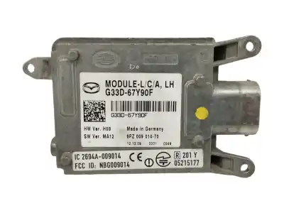 Peça sobressalente para automóvel em segunda mão módulo eletrônico por mazda cx-7 (er) 2.2 mzr-cd awd (er10a) referências oem iam g33d67y90f