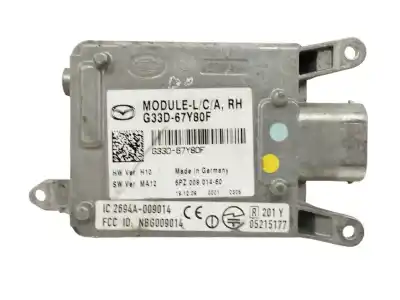 Second-hand car spare part electronic module for mazda cx-7 (er) 2.2 turbodiesel cat oem iam references g33d67y80f