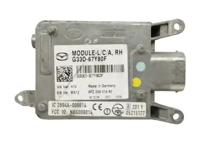 Peça sobressalente para automóvel em segunda mão módulo eletrônico por mazda cx-7 (er) 2.2 mzr-cd awd (er10a) referências oem iam g33d67y80f