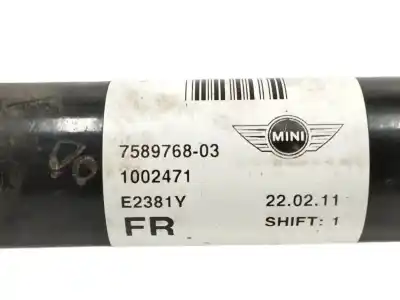 Second-hand car spare part front right transmission for mini mini (r56) one oem iam references 7589768  