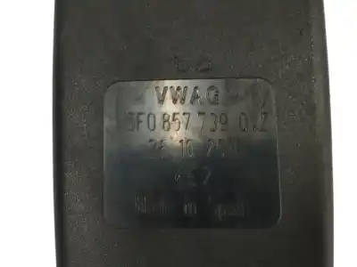 Second-hand car spare part right front seat belt buckle for seat leon (5f1) 1.2 tsi oem iam references 5f0857739  