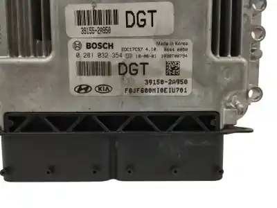 Second-hand car spare part ecu engine control for kia optima (jf) 1.7 crdi oem iam references 391502a950  0281032354