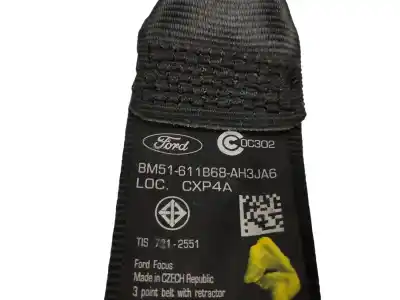 Second-hand car spare part rear right seat belt for ford focus lim. trend oem iam references bm51611b68ah  