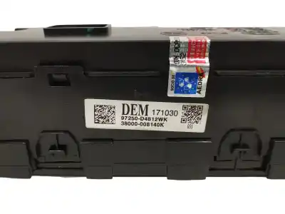 Second-hand car spare part climate control for kia optima (jf) 1.7 crdi oem iam references 97250d4812  97250d4812wk