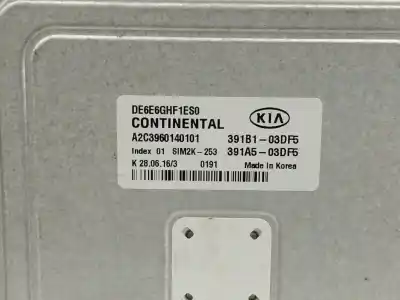 Second-hand car spare part ecu engine control for kia niro concept oem iam references 391b103df5  a2c3960140101