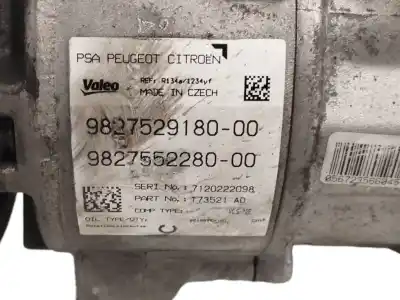 Piesă de schimb auto la mâna a doua compresor de aer condiționat pentru citroen c4 picasso 1.2 12v e-thp / puretech referințe oem iam 9827529180  9827552280